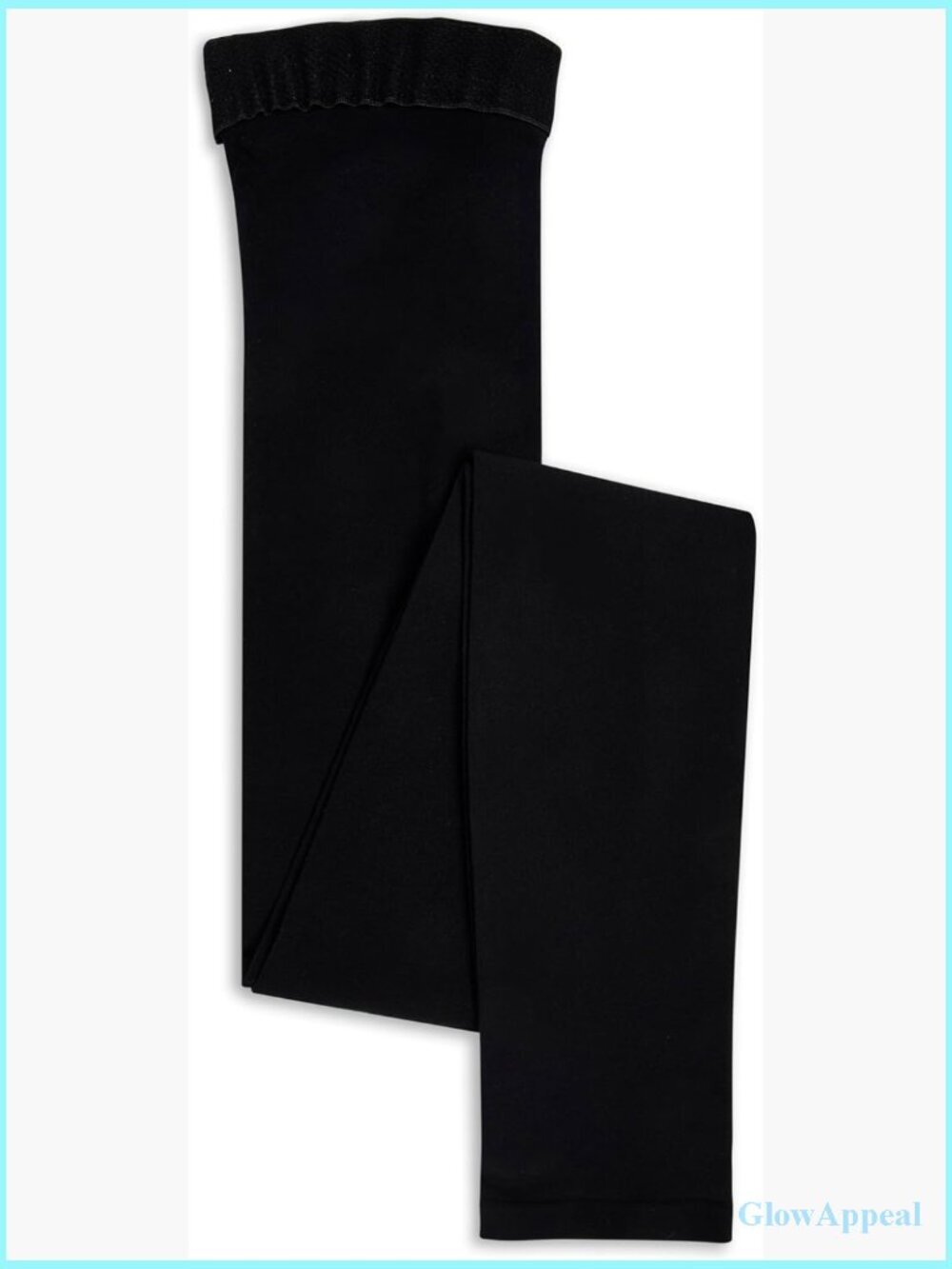 Women's Microfiber Footless Tights - High Rise, No-Roll Waistband, Nylon Spandex
